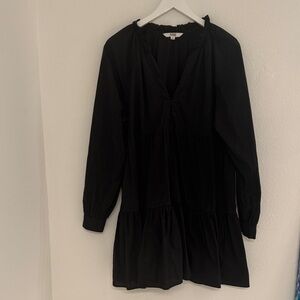 Black midi long sleeve dress by Steve Madden